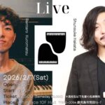 DUO PIANO LIVE 博多俊輔(Pf) × 黒松錬太郎(Pf)