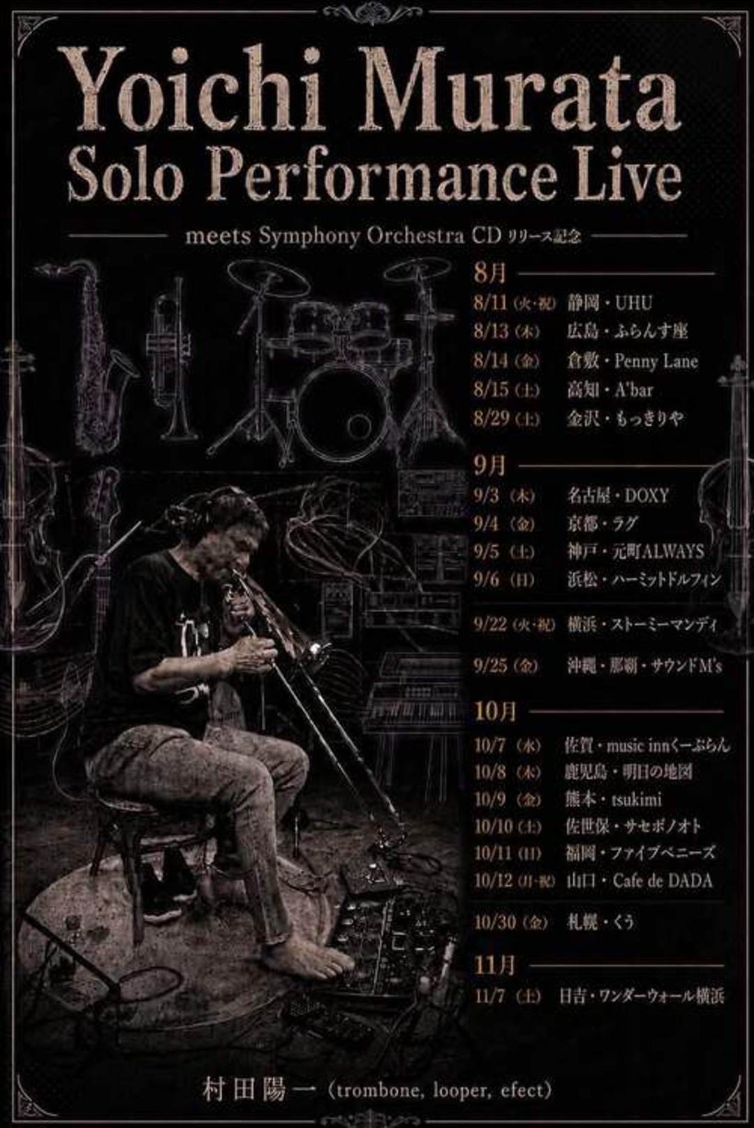 Yoichi Murata(Tb) Solo Performance Live@鹿児島